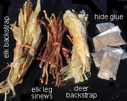 Sinews, Hide Glue, and Deer Toes: Supplies for Primitive Archery and Native  Crafts.
